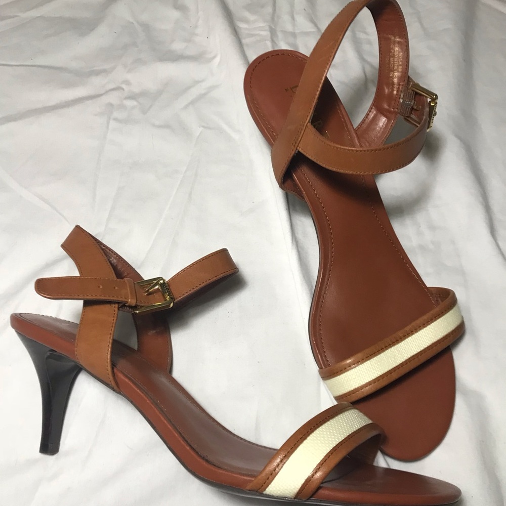 Ralph lauren low heel sandals